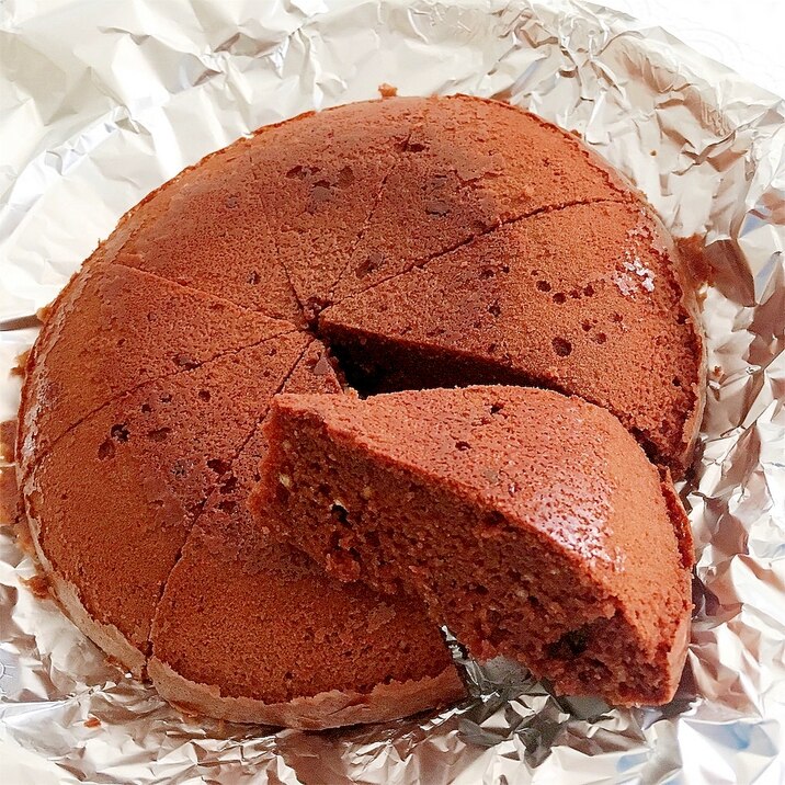 炊飯器とHMで作る簡単!本格チョコブラウニー☆